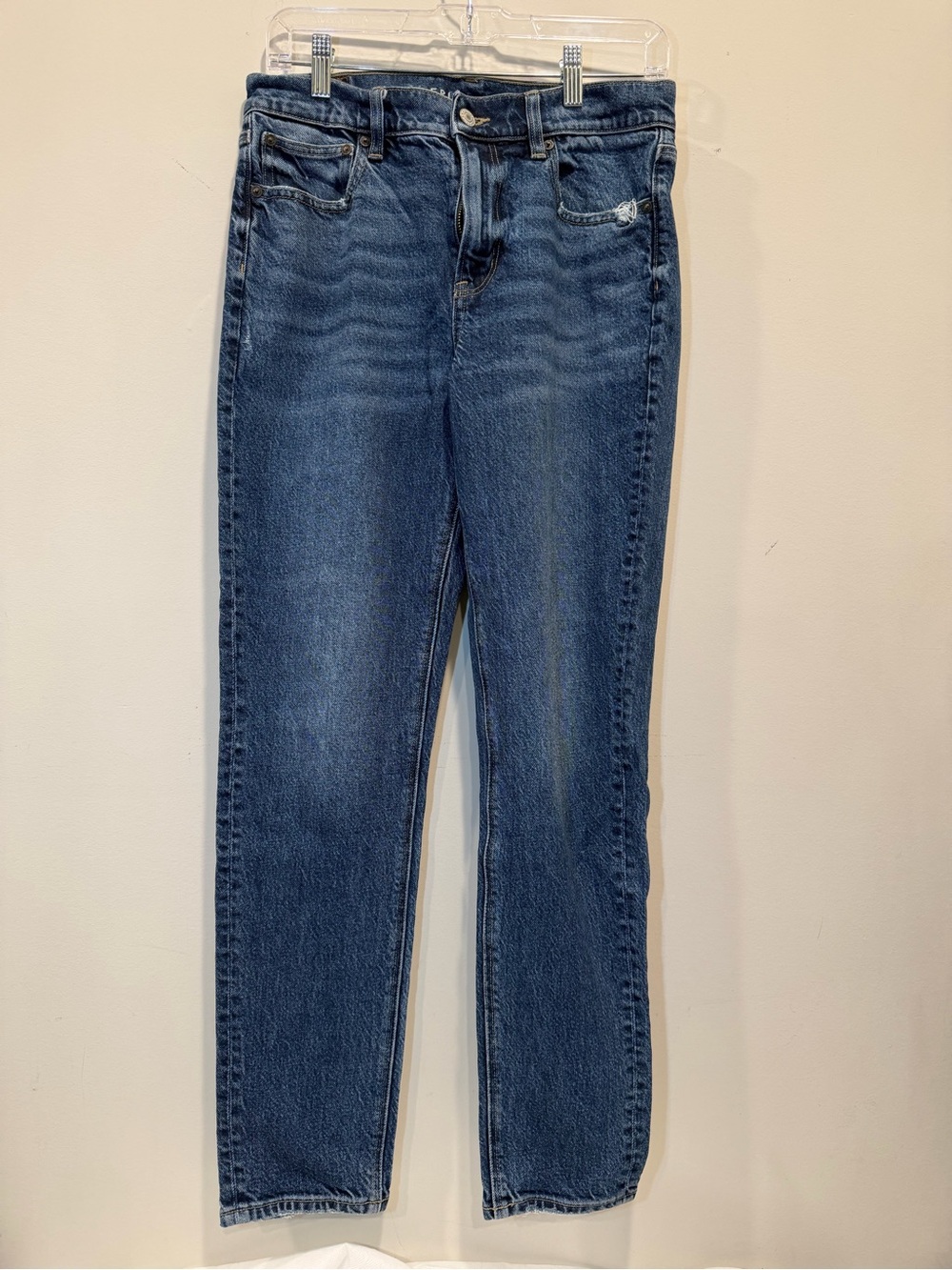 American Eagle Dark Blue 90s Skinny Straight-Leg Women's Jeans 8Regular
